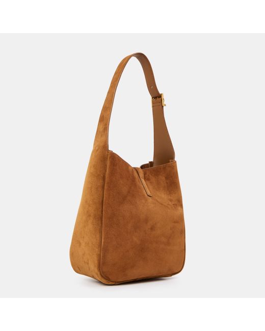 Saint Laurent Brown Solid Color Stylish Shoulder Bag