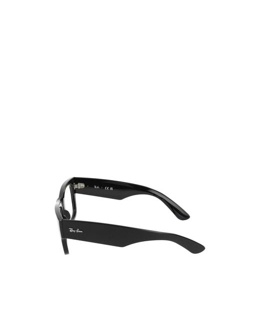 Ray-Ban White Mega Square Frame Glasses for men