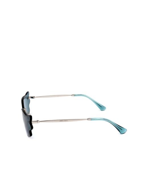 Jimmy Choo Blue Eyewear Cat-Eye Sunglasses