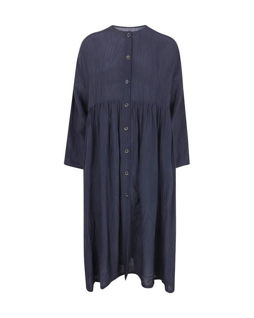 Uma Wang Blue Shirt Dress