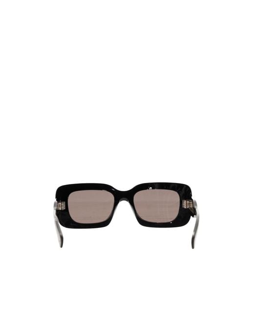 Chloé Black Chloé Eyewear Rectangular Frame Sunglasses