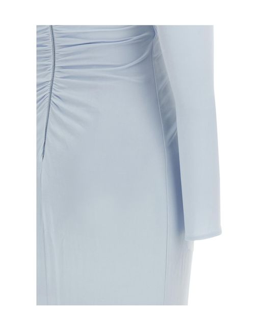 Elisabetta Franchi Blue Long Dress