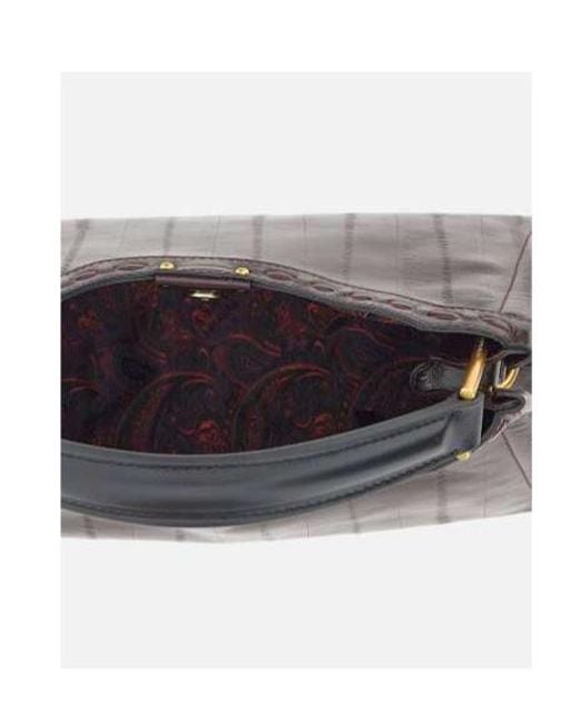 Gianni Chiarini Brown Aurora Top Handle Shoulder Bag