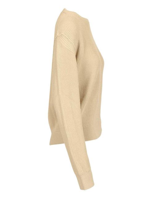 Rick Owens Natural Concordians Open-Back Knitted Jumper