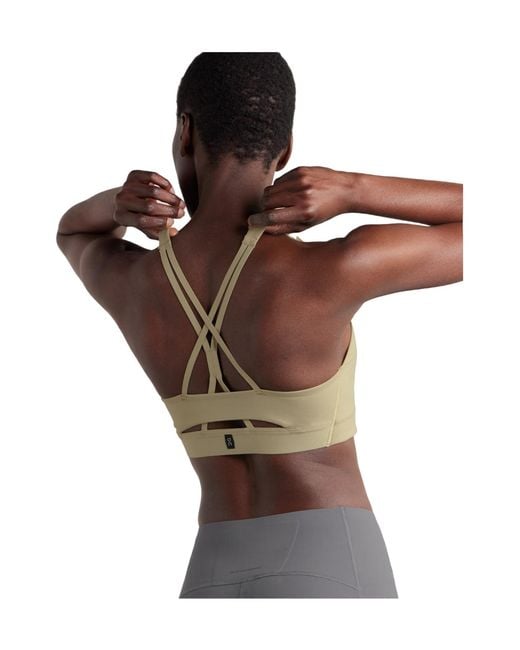 On Shoes Metallic Studio Recycled Sports Bra