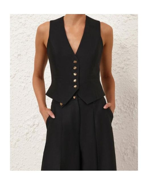 Zimmermann Black Valiant Waistcoat