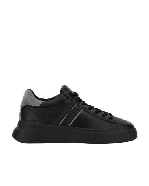 Hogan Black H580 Lace-Up Sneakers for men