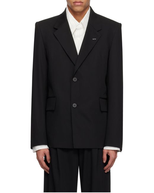 Wooyoungmi Black Wool Blazer Jacket for men