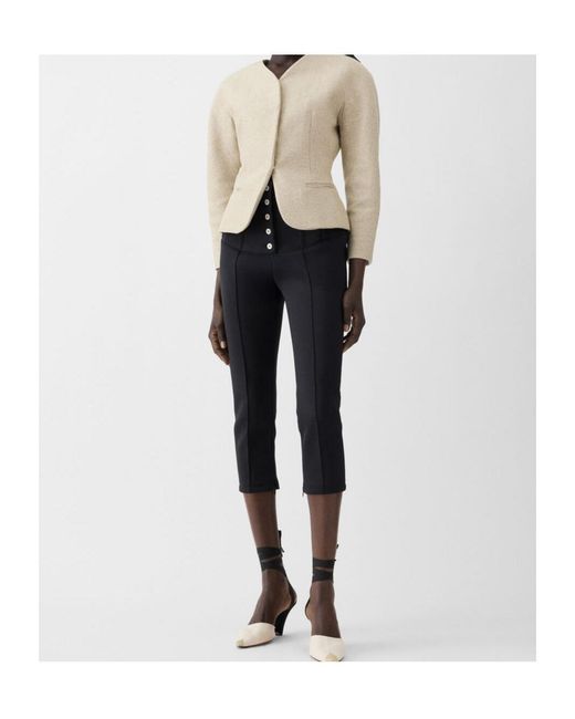 Jacquemus Black The Arlésien Fitted Leg Pants