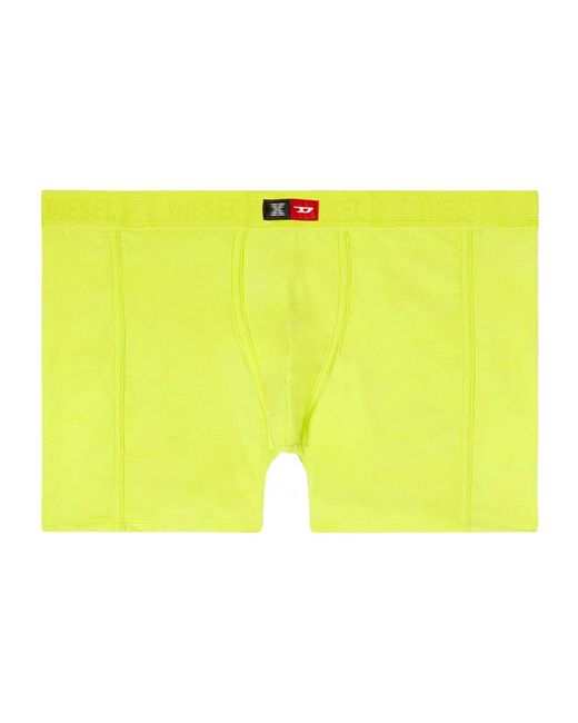 DIESEL Yellow X Savage X Fenty Logo Patch Flocked Boxer Briefs for men
