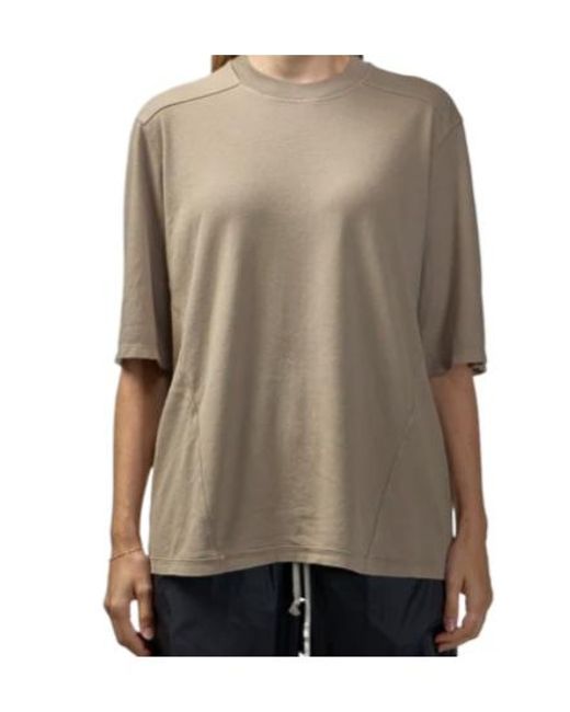 Rick Owens Brown Short-Sleeved T-Shirt