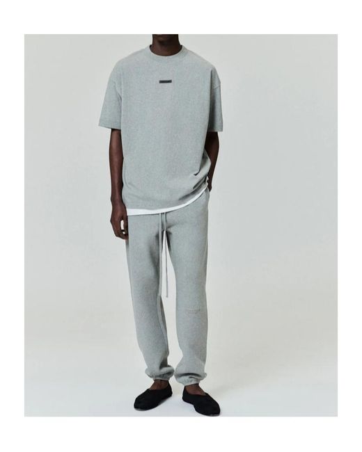 Fear Of God Gray Drawstring Vintage Fleece Sweatpants for men