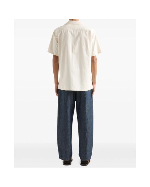 Prada Blue Chambray Triangle-Logo Denim Jeans for men
