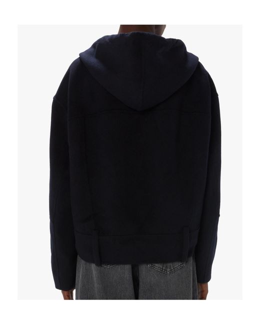 J.W. Anderson Blue Jw Anderson Hooded Biker Jacket