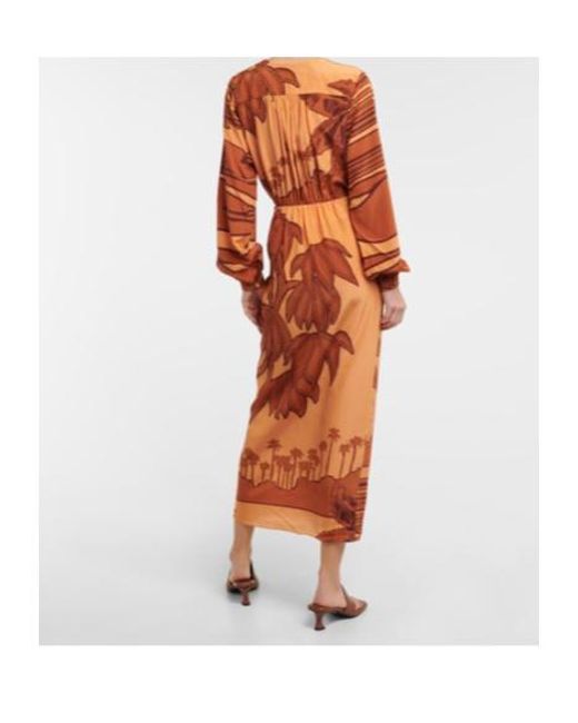 Johanna Ortiz Orange Maxi Dress