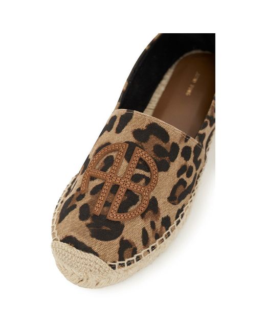 Anine Bing Brown Paloma Straw Sandals