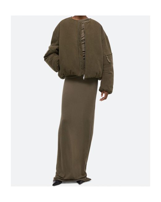 Helmut Lang Green Pocket Padded Jacket