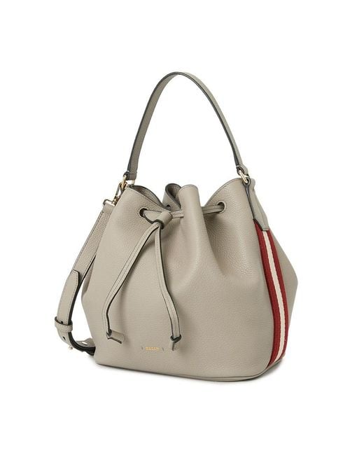 Bally Gray Bucket Bag