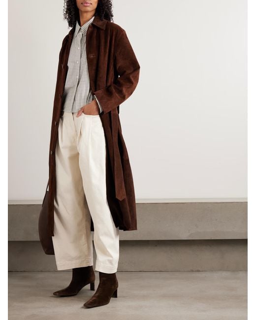Polo Ralph Lauren Brown Suede Coat