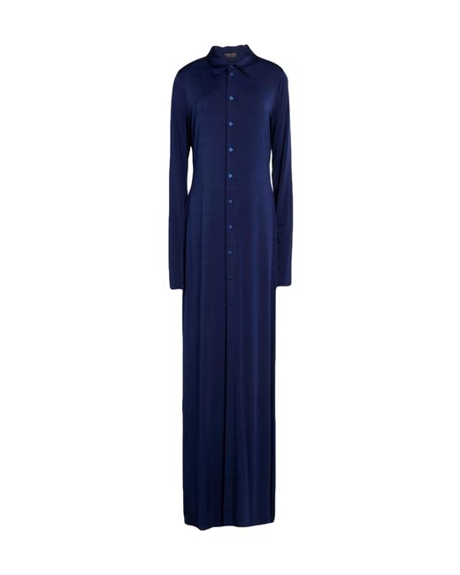 Balenciaga Blue Minimalist Shirt Dress