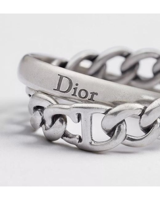Dior White Stack Ring for men
