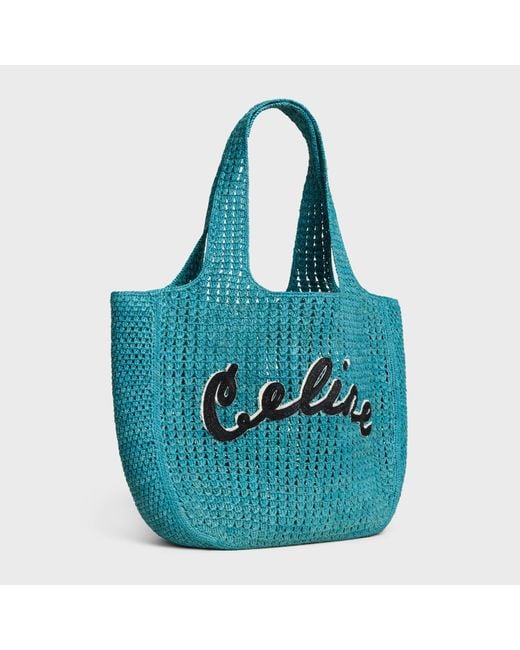 Céline Blue Large Hobo Basket Bag for men