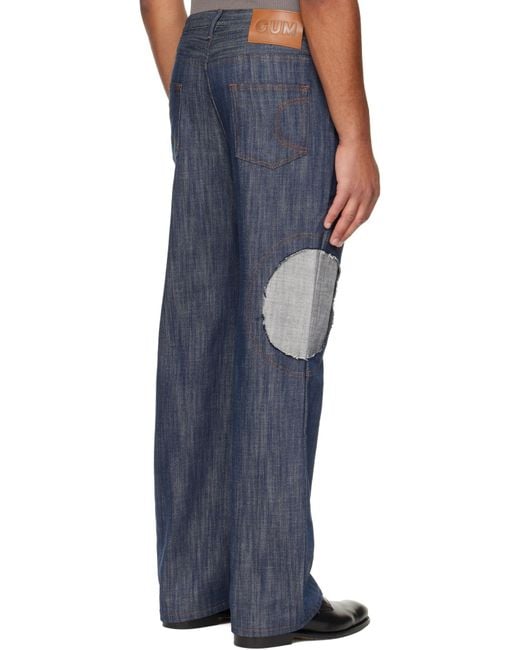 Edward Cuming Blue Circle Window V01S Jeans for men