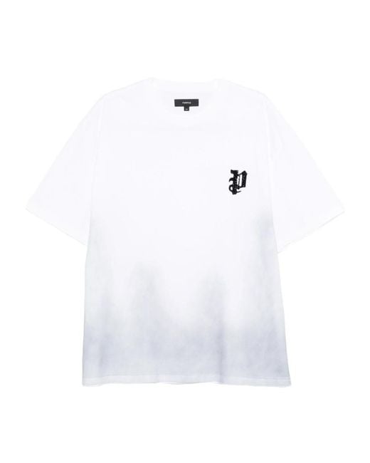 Purple Brand White Logo T-Shirt for men