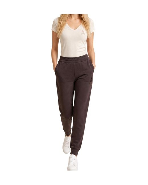ARMANI EXCHANGE Brown Elastic Waist Casual Pants