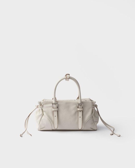 Prada Metallic Karin Small Leather Bag