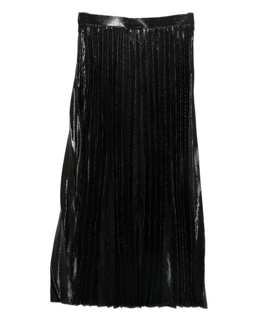 Junya Watanabe Black Pleated Skirt