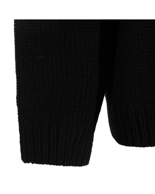 Off-White c/o Virgil Abloh Black Crewneck Long-Sleeved Jumper for men
