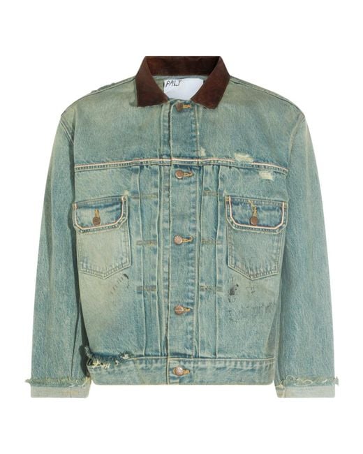 Paly Hollywood Green Buffalo 66 Denim Jacket for men