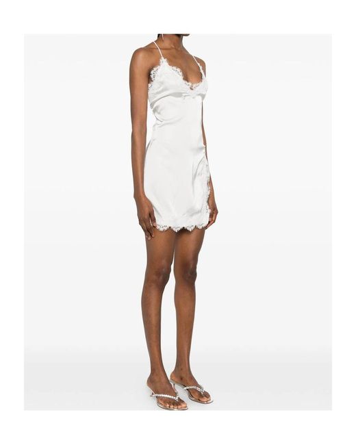 Oseree White Oséree Lace Trim Camisole