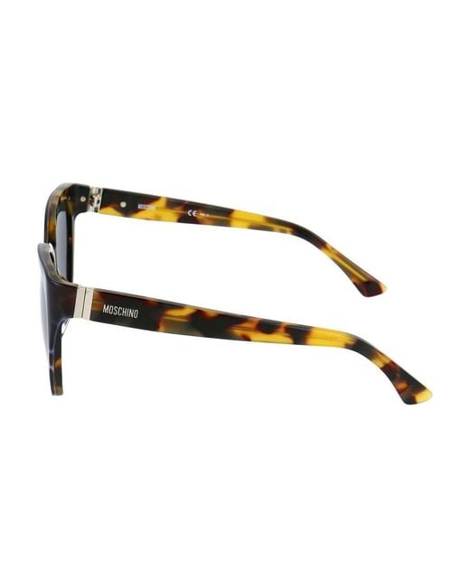 Moschino Blue Eyewear Butterfly Frame Sunglasses