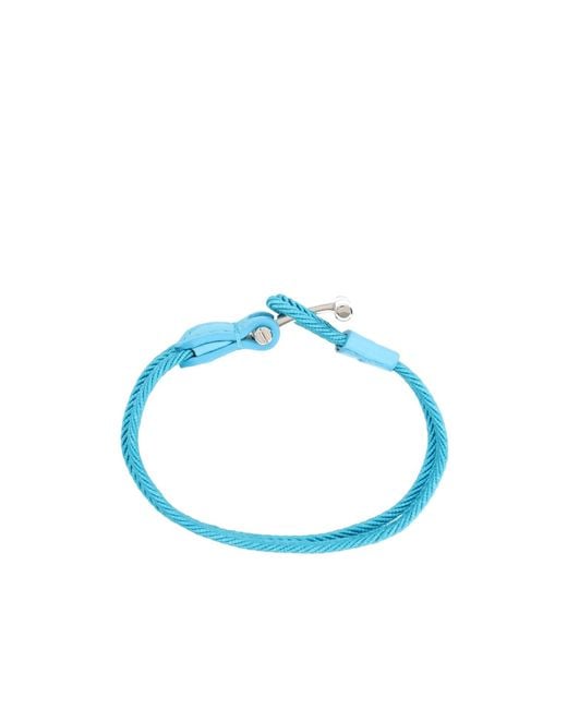 Tom Ford Blue T Logo Plaque Bracelet for men