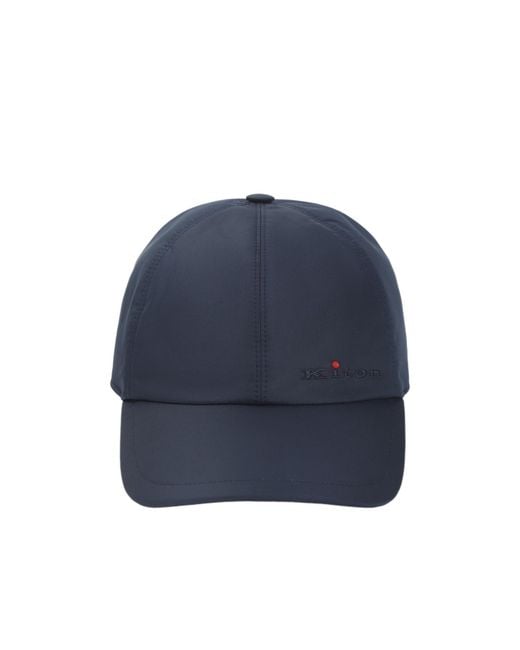 Kiton Blue Logo Baseball Cap for men