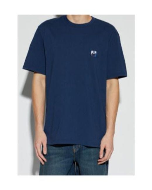Isabel Marant Blue Hugo T-Shirt for men