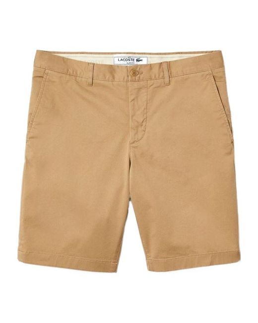 Lacoste Natural Slimfit Casual Shorts for men