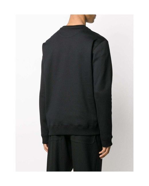 Valentino Black Logo Printed Sweater for men