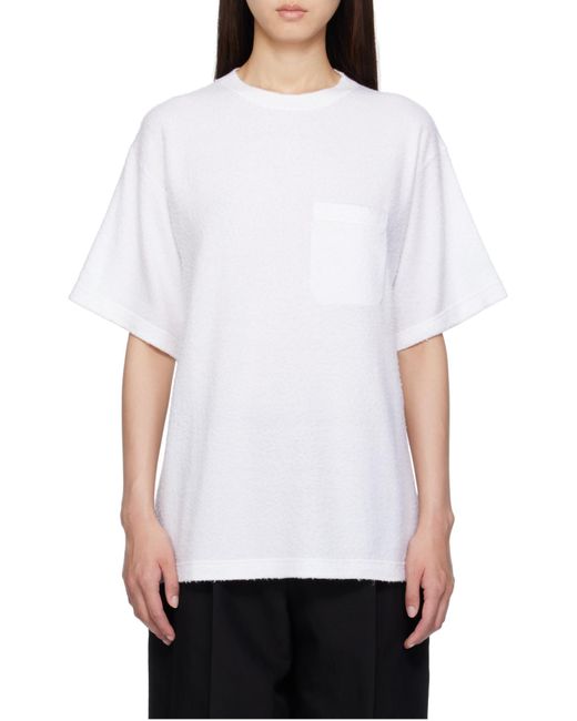 The Row White Kaddy Cotton T-Shirt