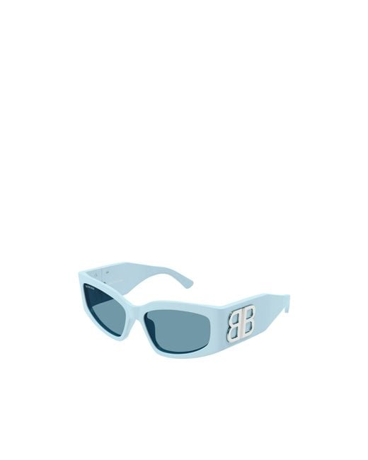Balenciaga Blue Eyewear Cat-Eye Frame Sunglasses