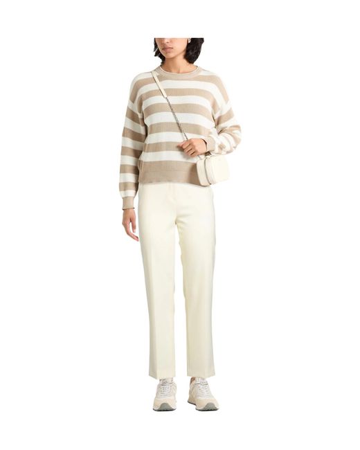 Max Mara White Tailored Dress Pants