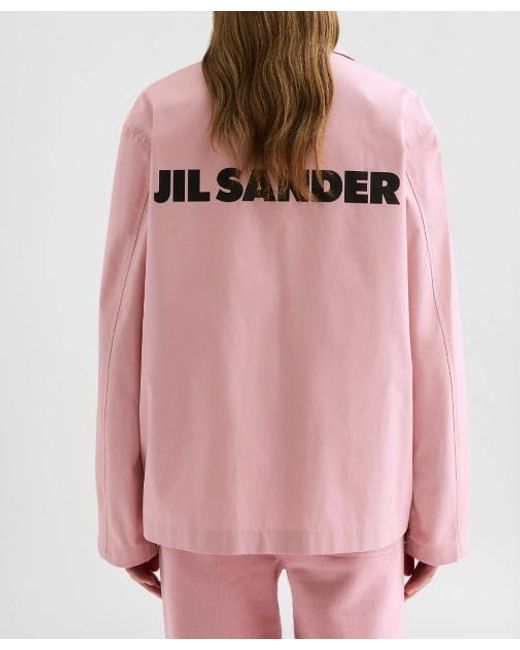 Jil Sander Pink Button-Up Jacket