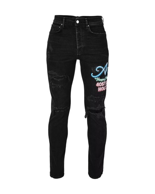 Amiri Black Slim Fit Jeans for men