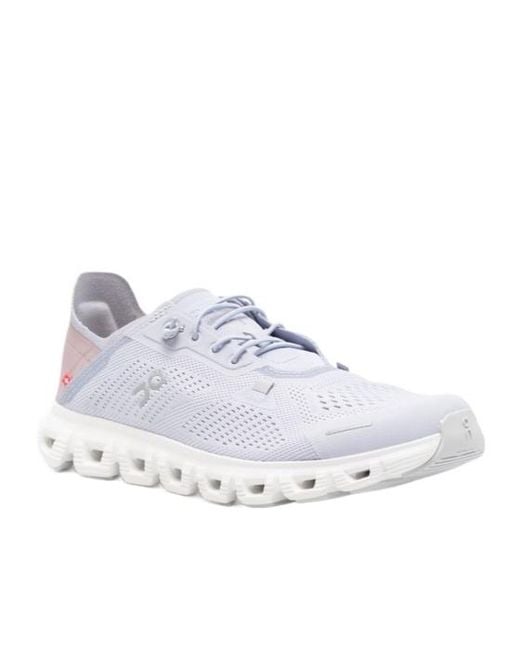 On Shoes White Round-Toe Sneakers
