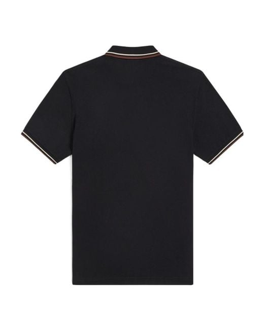 Fred Perry Black Polo Shirt for men