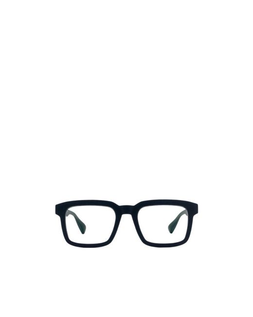 Mykita White Canna Square Frame Glasses for men