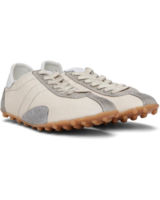 Maison Margiela White Sprinters Lace-Up Sneakers for men