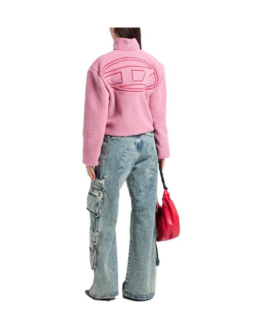 DIESEL Pink Shearling & Teddy